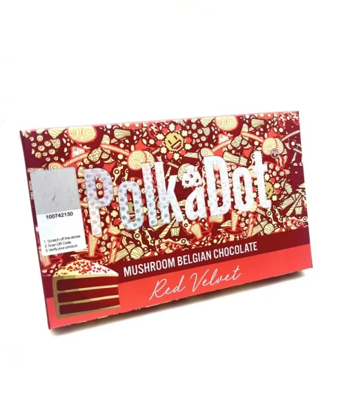 PolkaDot Red Velvet Chocolate Bar