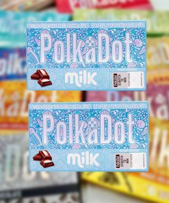 Classic PolkaDot Belgian Milk Chocolate Bar