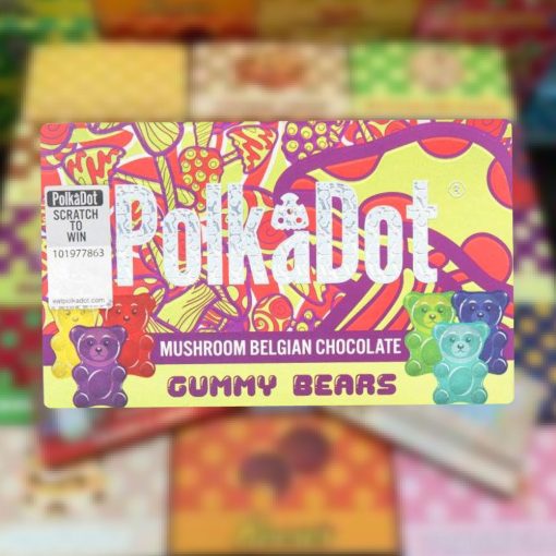 PolkaDot Gummy Bear Chocolate Bar