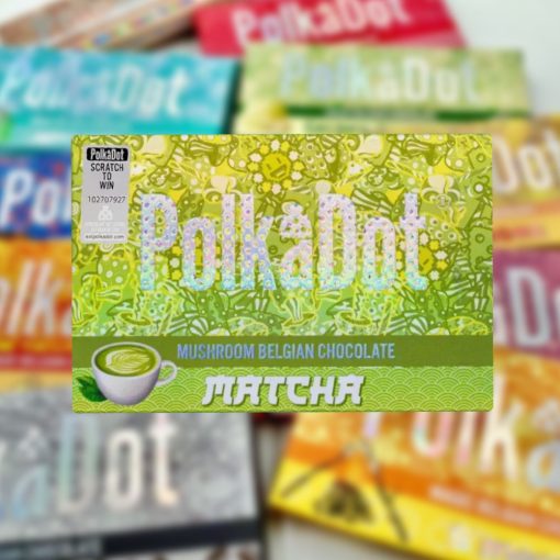 PolkaDot Matcha Chocolate Bar