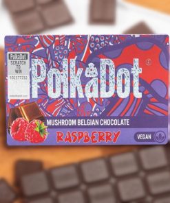 Raspberry PolkaDot Chocolate Bar