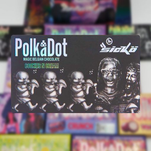 PolkaDot Sicko Cookies N' Cream Chocolate bar