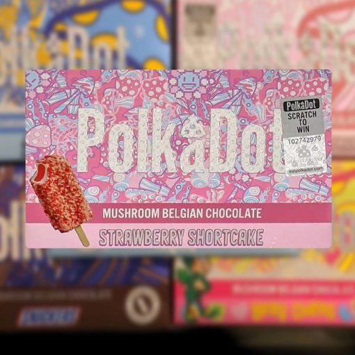 PolkaDot Strawberry Shortcake Chocolate Bar